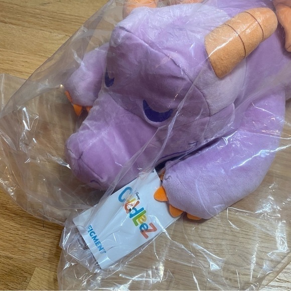 Disney Figment Cuddleez Plush Purple NEW Large Stuffed Animal World Epcot - Picture 3 of 5